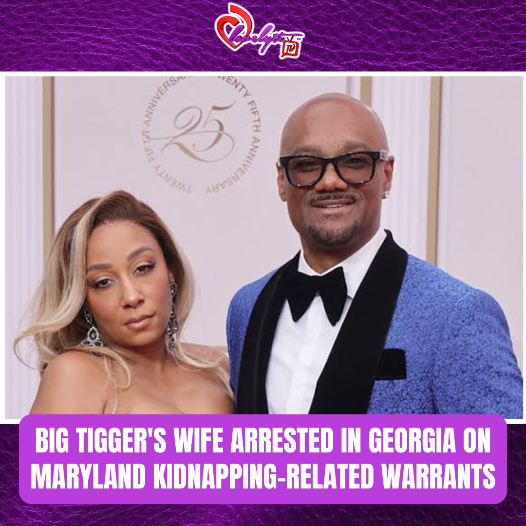 lovelyti's tweet photo. The wife of Atlanta radio personality Big Tigger was arrested in Hart County after authorities say she was wanted on kidnapping-related warrants connected to the disappearance of a child reported missing in Maryland in 2019.

Thoughts??? 

#BigTigger #AliciaBrown #Lovelytitv https://t.co/Dxdk3J91Ek