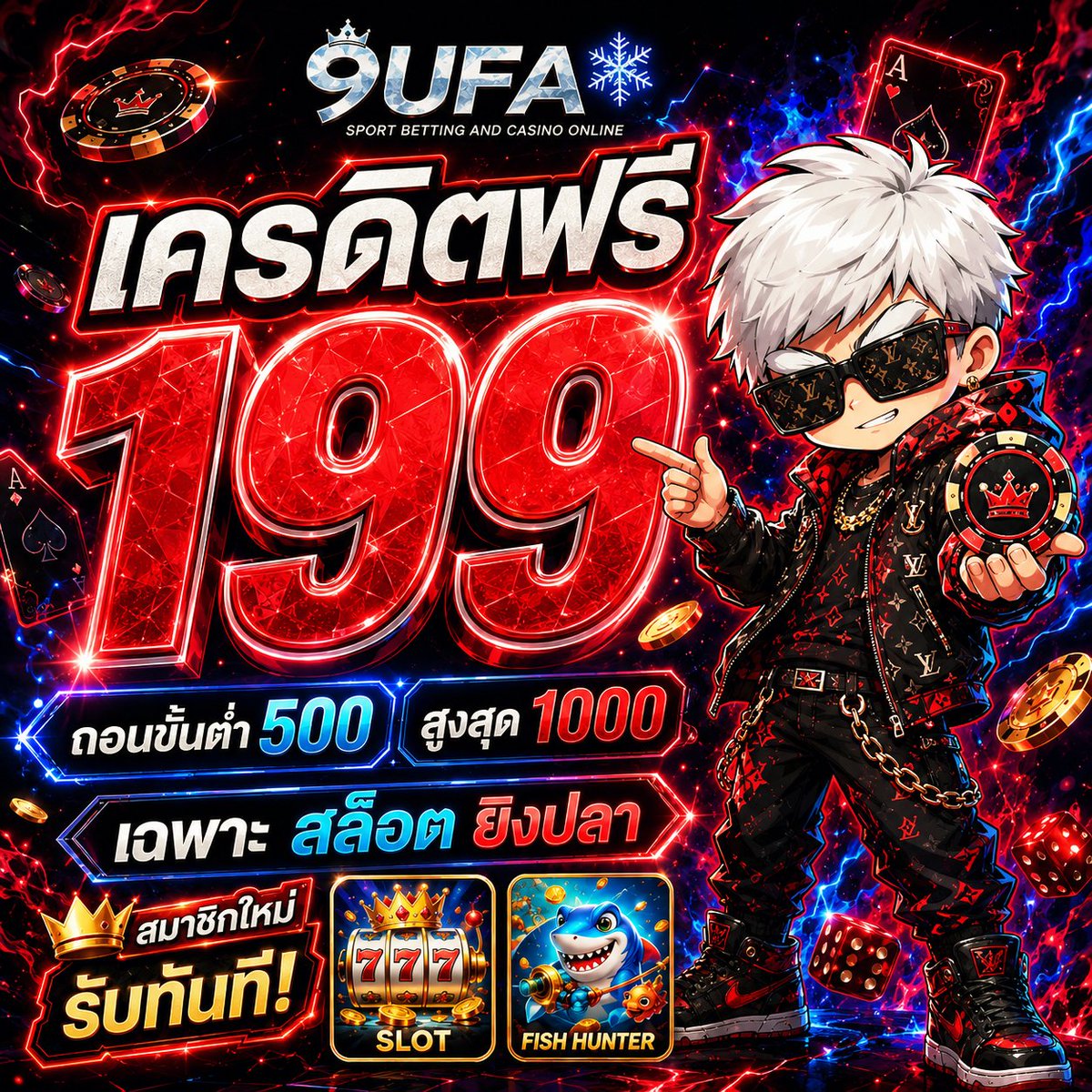 Korgaebertbpee's tweet photo. เครดิตฟรี 199
🔥 สมาชิกใหม่เครดิตฟรี 199
ถอนสูงสุด 1,000 (ขั้นต่ำ 500 / เทิร์น 5 เท่า)
📍 ฝากแรก 50/100 รับ 100/200 ถอนสูงสุด 2,000

สมัครใหม่ 👉 https://t.co/urIfm75bFZ

#เครดิตฟรี199 #9ufa https://t.co/Xtn00Q7qW6