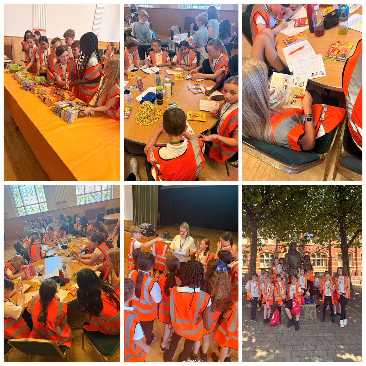 MissCope6C's tweet photo. Our Reading Ambassadors had an amazing time at @TamesideLibrary celebration event! They experienced a bus journey, took part in a book tasting session and received their award for their efforts in promoting reading. We are all very proud 🌟@TeamManorGreen @TamesideCouncil https://t.co/RtD3ApkPzq