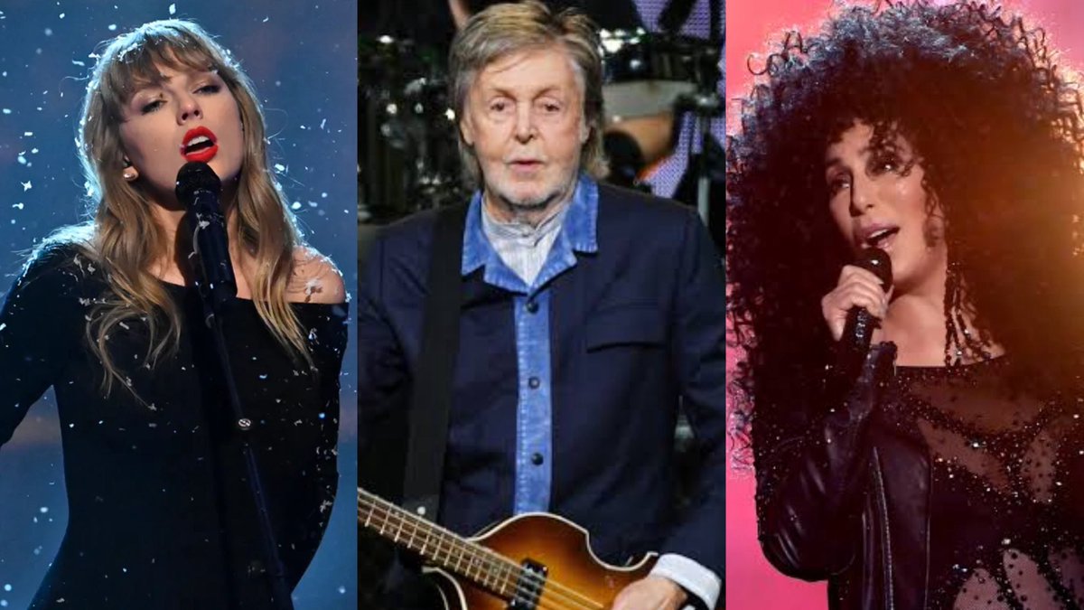 theTSupdates's tweet photo. Taylor Swift joins Paul McCartney and Cher as the only musical artists to score #EMMYs nominations in 2 different decades. https://t.co/2X68TfAPvQ