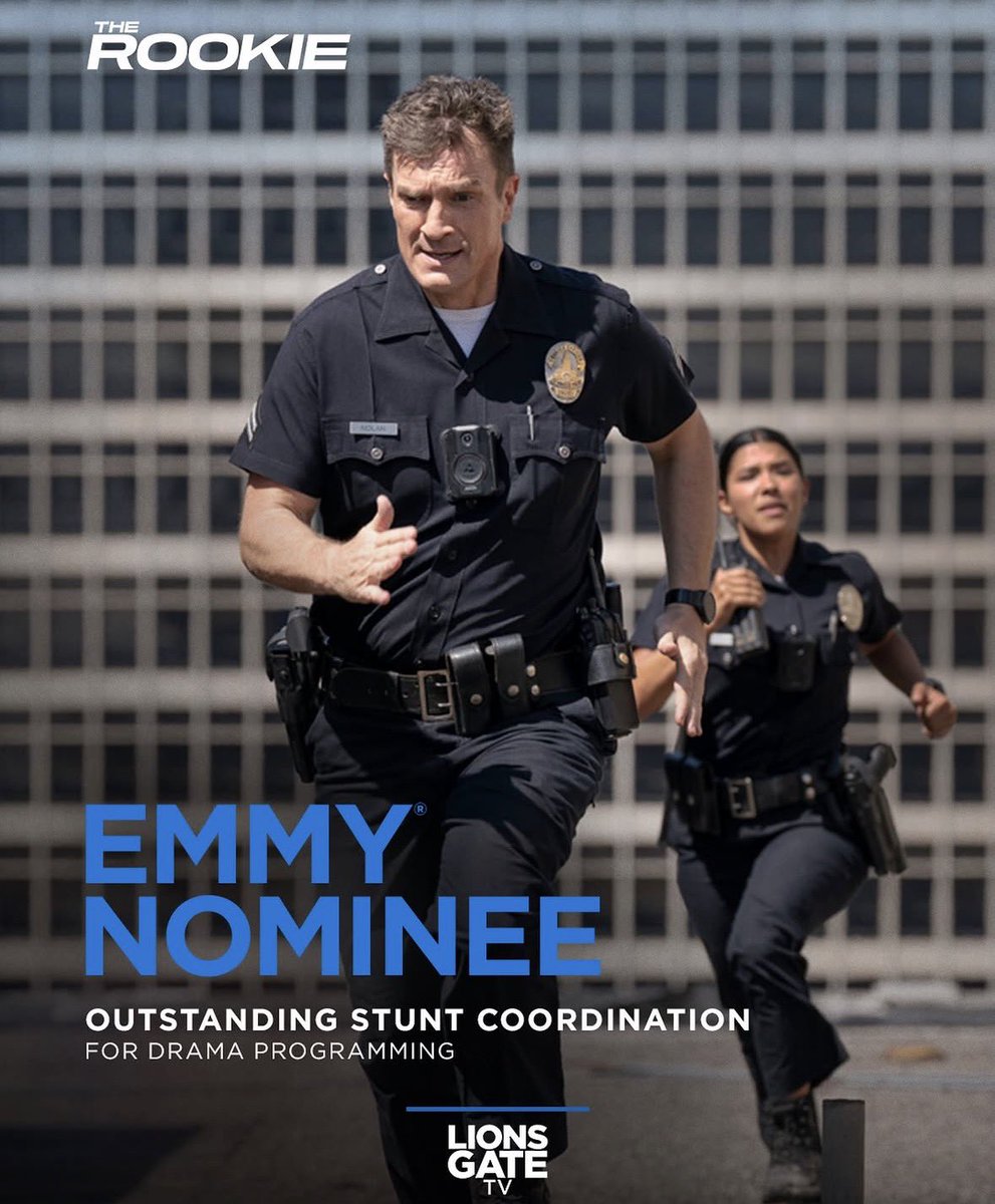 hereforchen_'s tweet photo. The Rookie is nominated for an Emmy!! https://t.co/2citLDKsCA