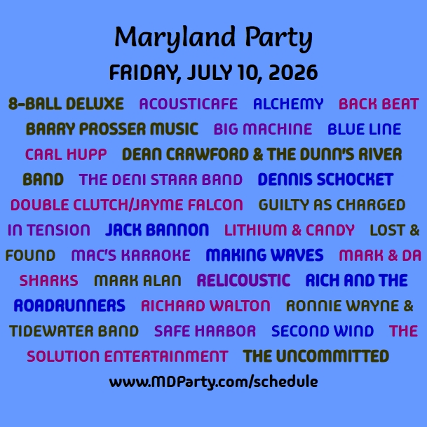 marylandparty's tweet photo. View the events for Friday, July 10, 2026 at https://t.co/osn5M8Gc0f
Subscribe to the MDParty weekly mailing list for events at https://t.co/xb4WIA5CyO
#marylandmusic #MDMusic #music #livelocalmusic https://t.co/uTge5k7TGW