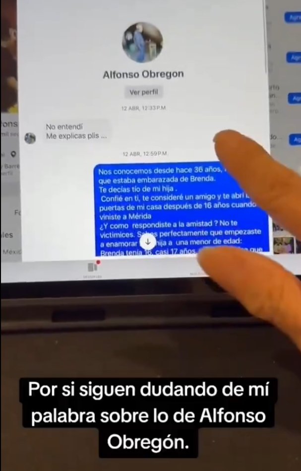 JeffarVlogs's tweet photo. Ayer en mi stream lo dije claramente, a las pruebas que Brenda mostraba solo le faltaba darle al botón de perfil y así era imposible que alguien pueda refutar que sea mentira lo que dice.
Porque lo que importa es saber la verdad.
Y con el último video que Brenda ha publicado en la madrugada, estaríamos ante la confesión y confirmación del mismo Alfonso Obregón en una conversación admitiendo que sí hubo una relación con Brenda al ser menor de edad.

Lamentablemente esto pone en completa duda la palabra de Alfonso, y las supuestas "acusaciones anónimas" que pululan por ahí, tomarían más fuerza aún con esta situación.

Como alguien que le prestó un espacio y confianza a Alfonso Obregón, me apena decir que este sería el último clavo del ataud de su reputación.