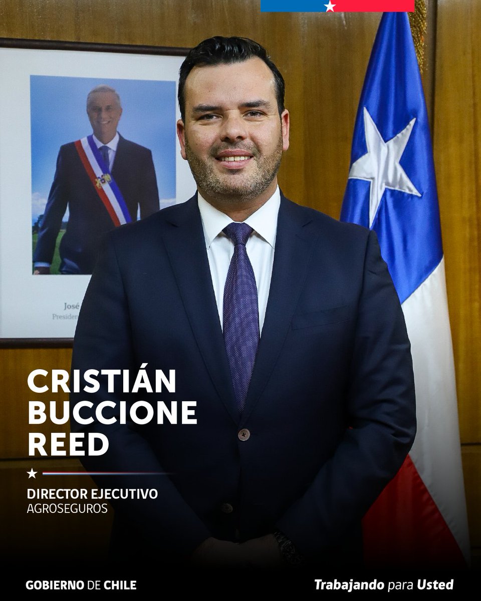 MinagriCL's tweet photo. Cristián Buccione Reed asumió la Dirección Ejecutiva de @Agroseguroscl, entidad estatal dependiente del @MinagriCL  y vinculada a @Corfo, cuya misión es apoyar a agricultores y ganaderos del país mediante subsidios a la contratación de seguros silvoagropecuarios.

Su llegada se produce en un contexto de alta relevancia para el sector agrícola nacional, marcado por la necesidad de fortalecer las herramientas de gestión de riesgos frente a eventos climáticos, sanitarios y productivos cada vez más complejos. En ese escenario, Agroseguros cumple un rol estratégico para contribuir a la seguridad productiva, la continuidad operacional del agro y la protección económica de pequeños, medianos y grandes productores.

Buccione es ingeniero comercial y MBA, con alrededor de 20 años de trayectoria en la industria financiera, aseguradora y de servicios, liderando estrategias de negocios, gestión de riesgos corporativos y desarrollo de soluciones financieras y de seguros. Es experto en el diseño de modelos de negocios y alianzas estratégicas de largo plazo con sectores regulados, instituciones financieras y grandes corporaciones, cuenta además con una sólida experiencia en la dirección de comités ejecutivos, vocería institucional y transformación digital de portafolios de seguros. Trabajó como asesor ejecutivo de distintas corporaciones y se desempeñó en altas posiciones ejecutivas en compañías multinacionales aseguradoras como BNP Paribas Cardif y Zurich Insurance.