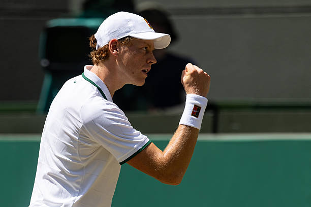 TheTennisLetter's tweet photo. Your 2026 Wimbledon men’s singles semifinalists. 

Jannik Sinner. 

Novak Djokovic. 

Arthur Fery.

Alexander Zverev. 

Who wins the title? 🏆

🇮🇹🇷🇸🇬🇧🇩🇪 https://t.co/CSw9vfAXLZ