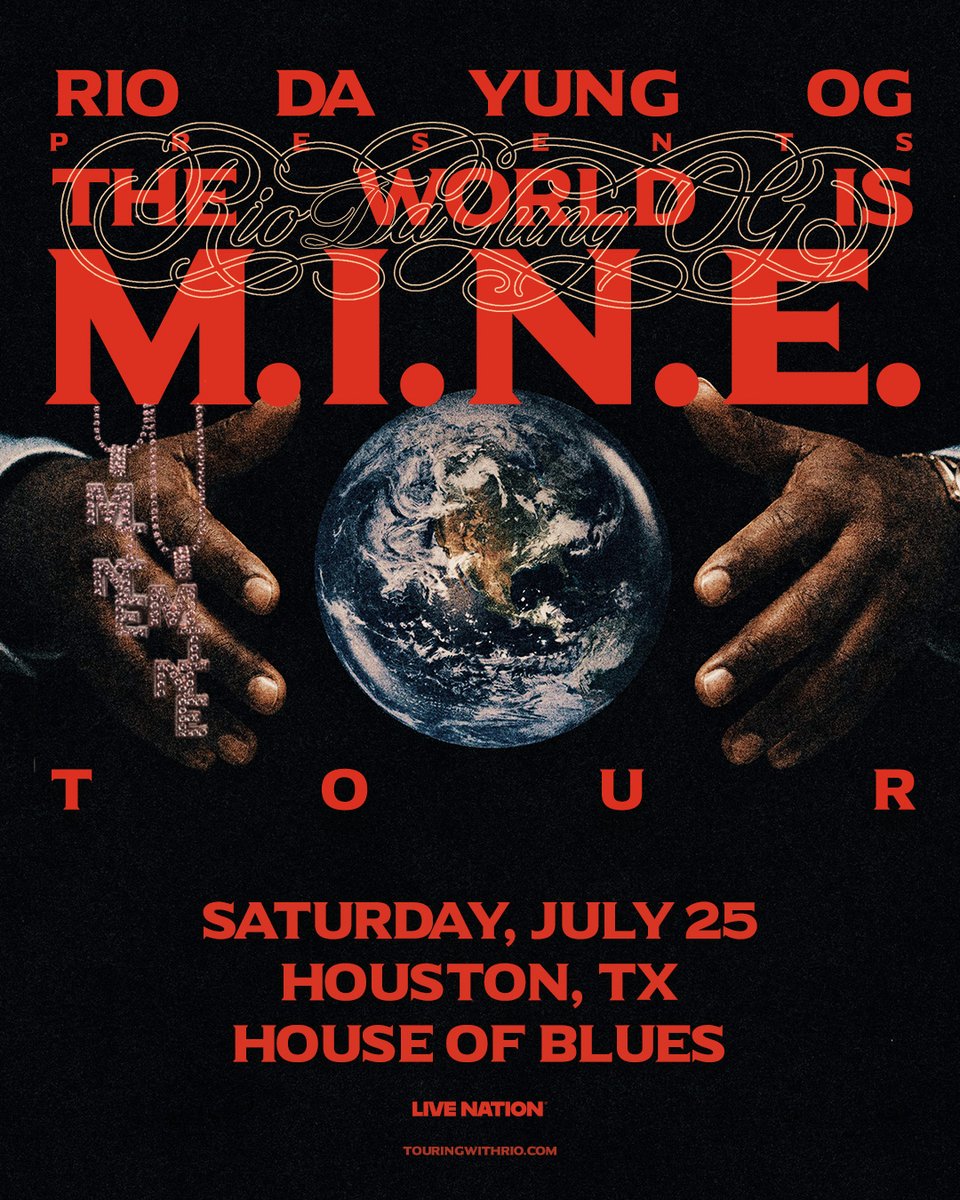 HOBHouston's tweet photo. HOUSTON! 🔥 Get ready and don't miss Rio Da Yung OG at House of Blues Houston on July 25th. Get tickets NOW! 🌎

🎟️ https://t.co/rhKiT1DluM https://t.co/nW8nR3vzH1