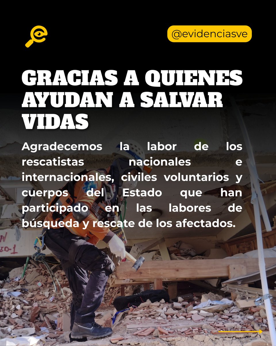 evidenciasve's tweet photo. Gracias infinitas a quienes, sin importar el cansancio o el riesgo, siguen trabajando para salvar vidas y brindar esperanza en los momentos más difíciles. ❤️‍🩹 https://t.co/J2MJqHuxOt