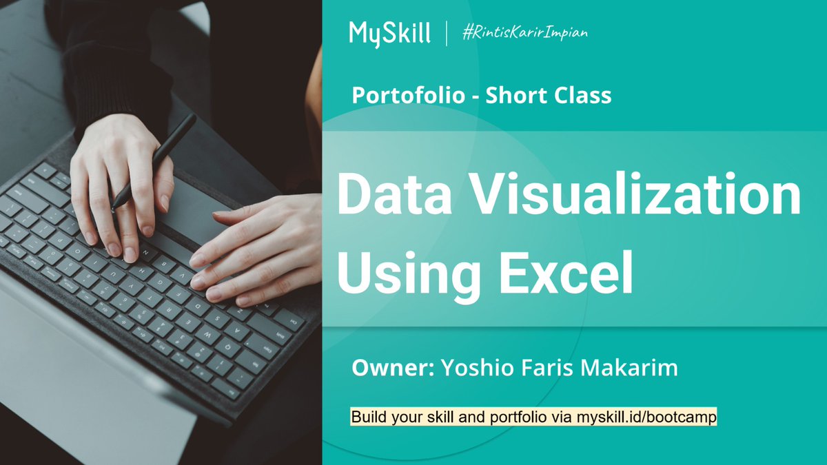 Raziowizard's tweet photo. Ikut short class Microsoft Excel di @myskill_id  buat ngisi waktu luang, nambah skill, dan pengetahuan tentang Data Visualization with Microsoft Excel #LearnAtMySkill https://t.co/IerR0OKsHC