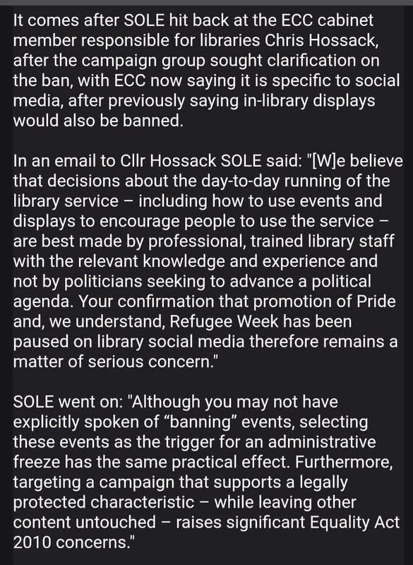 SOLE_Essex's tweet photo. Our latest press release … #Libraries #LibrariesForAll #Essex 
Our #LibrariesForAll petition can be signed here ➡️ https://t.co/WEJqcu1Nms ⬅️ https://t.co/cn6hV9afv0