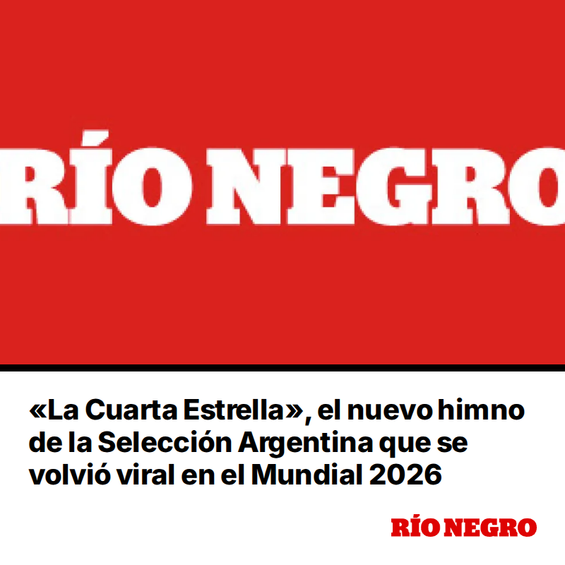 rionegrocomar's tweet photo. La Selección Argentina adoptó un tema de Gilda, adaptado por 'Palmito', como banda sonora oficial. Aprendete la letra completa de 'La Cuarta Estrella', el hit de la Selección Argentina. https://t.co/JtxQJZBTfs https://t.co/W3Iig4TcJF
