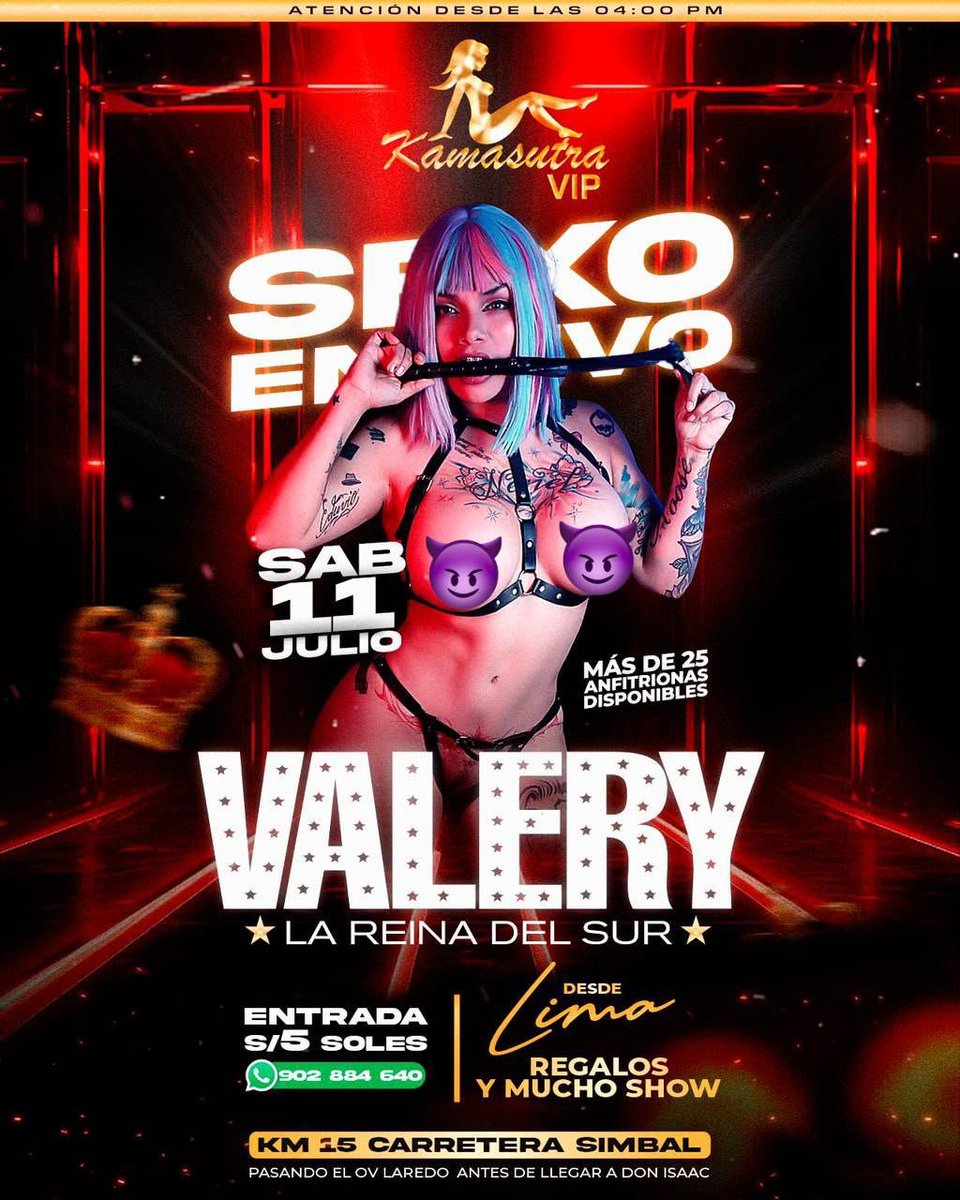 SurValery's tweet photo. Sabado y domingo en #trujillo
#kamasutravip https://t.co/zxAVkeLn85