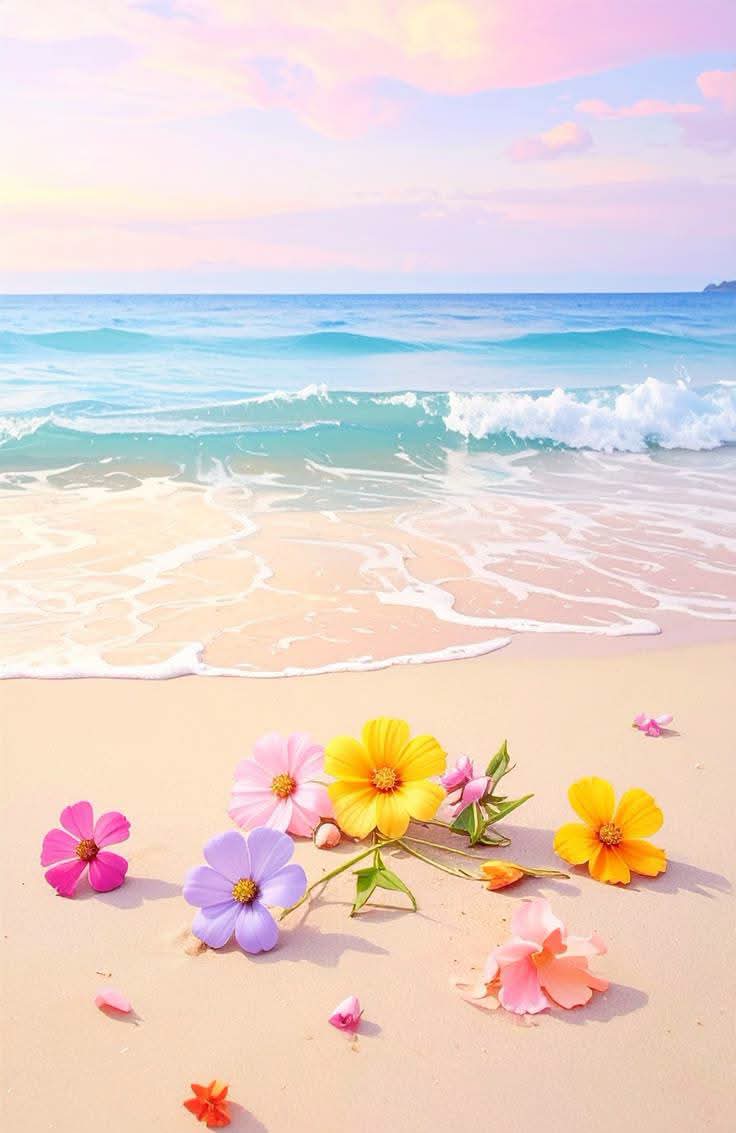 JasminaA58015's tweet photo. 💕Finding peace where the shoreline blooms💕🌊🌸✨ https://t.co/pAVH17cXDC