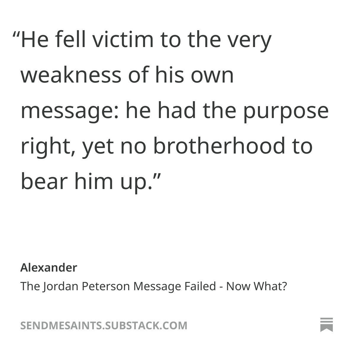 AlexSpeiser's tweet photo. The Jordan Peterson Message Failed - Now What? 
#jordanpeterson #lds #churchofjesuschrist

https://t.co/JPJv11aacl https://t.co/Spx0ne6FuE