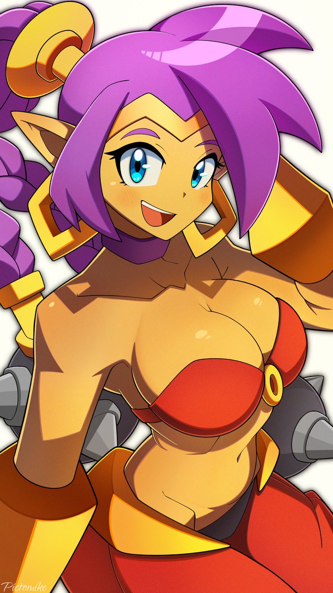 Pictomike's tweet photo. Love Shantae's new look! 💜
#Shantae https://t.co/sR1z9LETcj