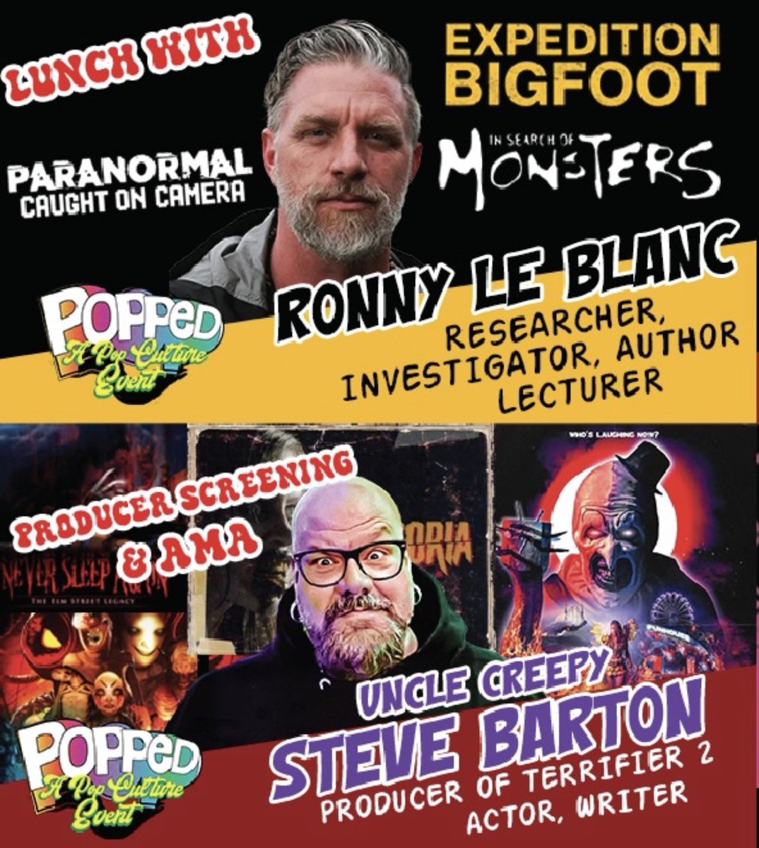 UncleCreepy's tweet photo. We are just 2 days away from a pop culture party in Atlantic City! @poppedexpo has something for everyone! #horror #paranormal #anime #wrestling and more all under one roof! Be there! Get your tickets here! 

https://t.co/64EXsVVyGT https://t.co/6HaNNtIDUQ
