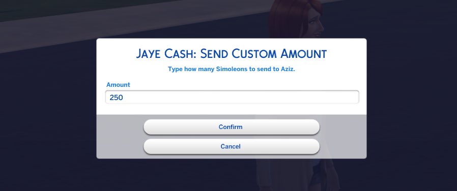 JayeXSims's tweet photo. Jaye Cash update dropping tonight! Your sims will now be able to send or request custom amounts from their sim friends and family🤭 Time to get messy!! 

New Sims 4 Mod🍒 https://t.co/0ZTiUNuPnM
