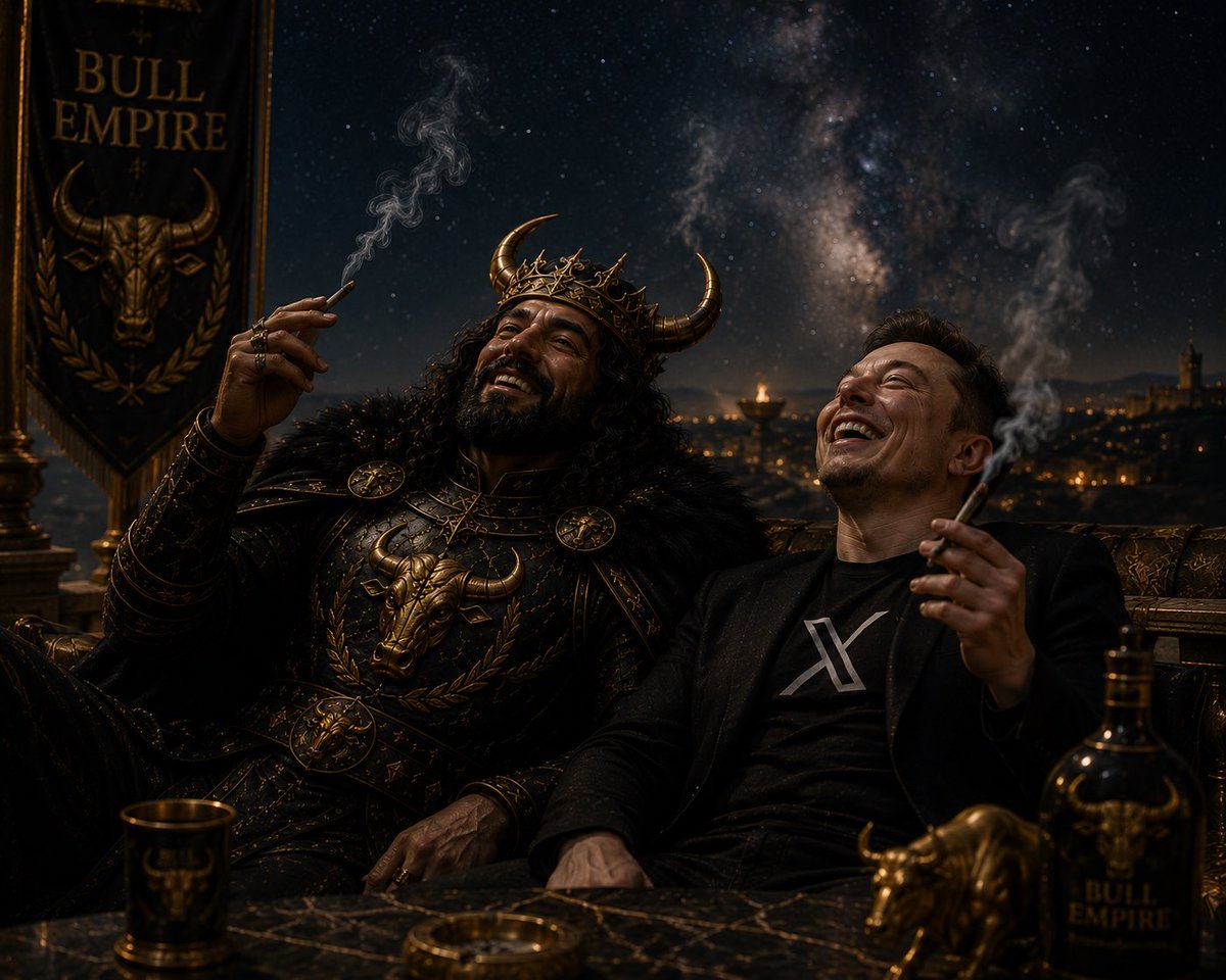 ImperiusAnsemus's tweet photo. Just another casual meeting between emperors. 
@elonmusk

#Solana #Meme #Memecoin #Ansemus #Elonmusk https://t.co/midbATZqBO