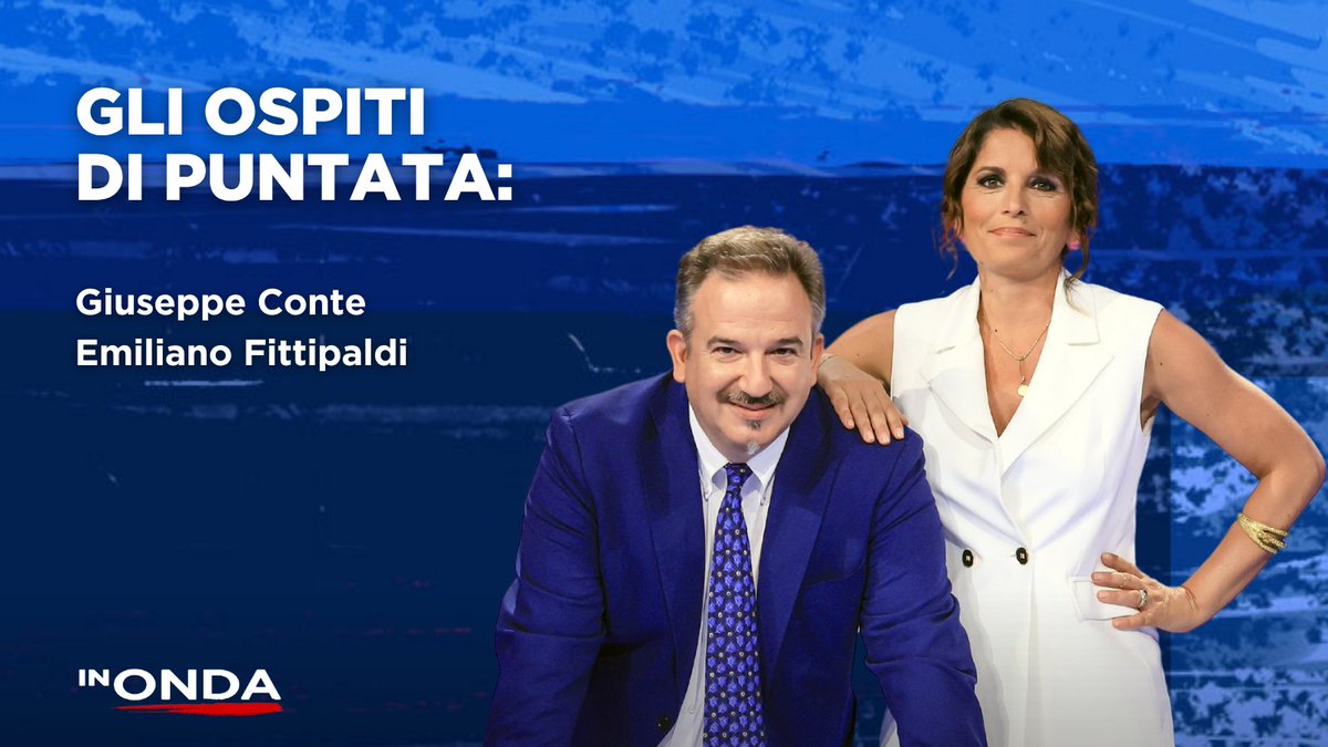 InOndaLa7's tweet photo. #StaserainTv #InOnda @mariannaaprile e @lucatelese con @GiuseppeConteIT e @emifittipaldi 

solo su @La7tv https://t.co/OYrGFz6PQI e App #La7 https://t.co/KYztBaW5JU