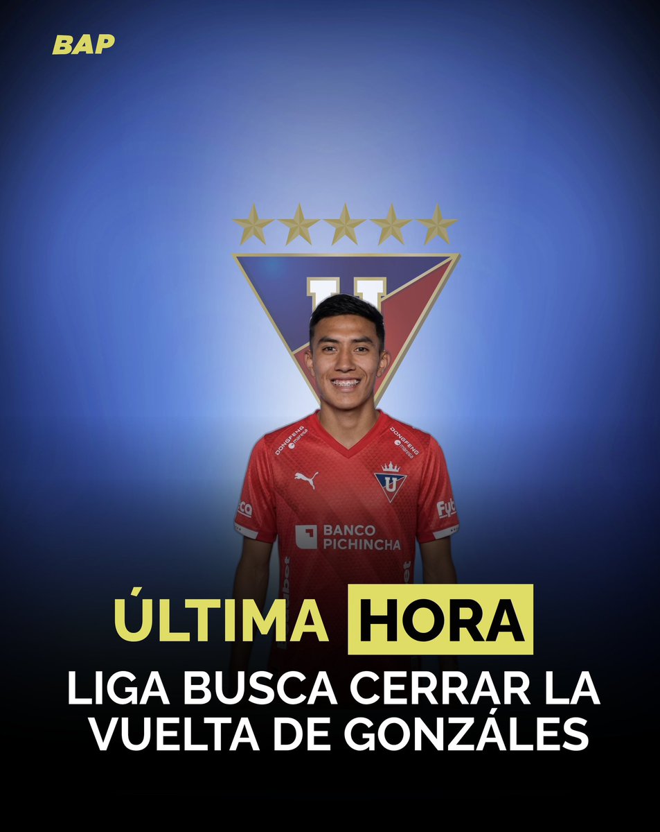 nicotorresiz's tweet photo. Aprovechando la pausa del mundial. Lo contamos para BAP, Sebastián González está cerca de volver a Liga para su segundo ciclo. Restan detalles, el jugador está en Quito y estuvo en el estadio ante Orense. El anuncio podría venir pronto. https://t.co/VDDz7pedBO