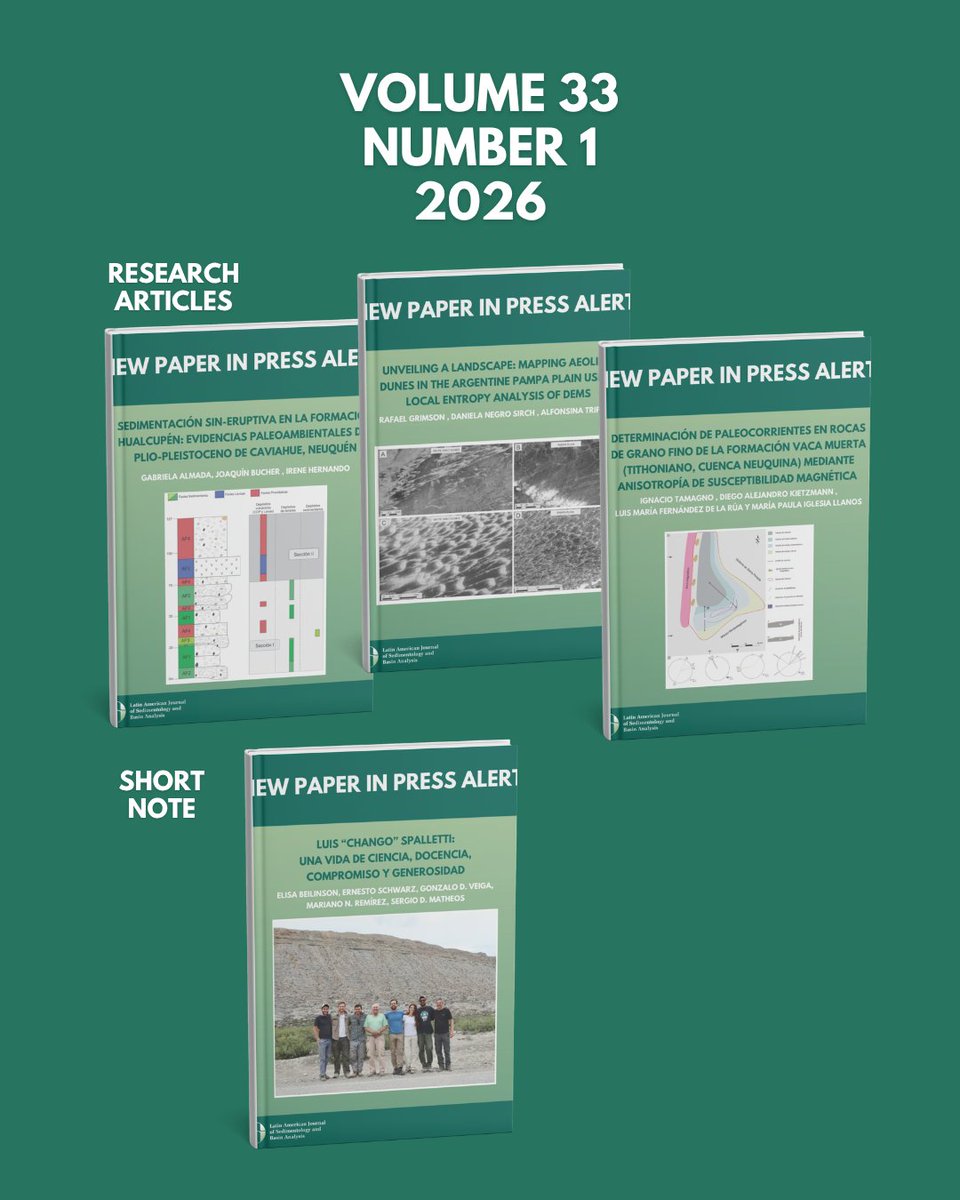 lajsbatw's tweet photo. 📢 New Issue Online!

LAJSBA Vol. 33 No. 1 (2026) is now available!

Featuring new research articles and a tribute to Dr. Luis “Chango” Spalletti.

🔗 Read all articles for free: link in bio. https://t.co/ElMoxjxANj