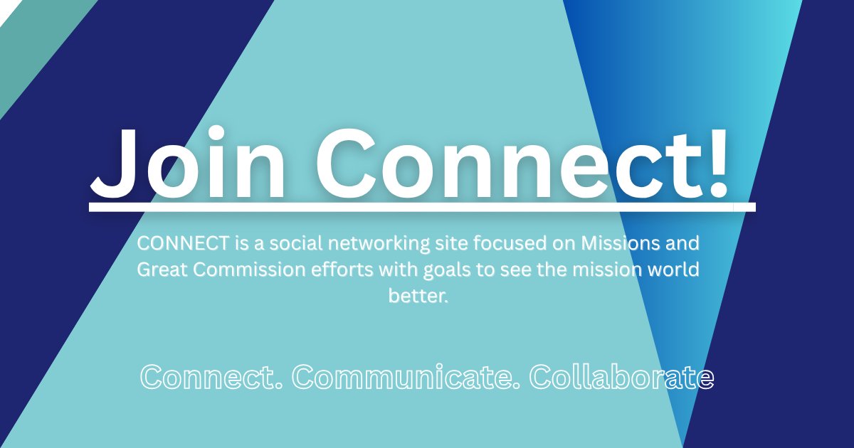 GGCNetwork's tweet photo. Join Connect Today!

Connect is a mission-focused social network tool for the furtherance of Great Commission collaborative efforts.

It's free to use! Join other like-minded Christians focused on fulfilling the Great Commission.

Join here: https://t.co/L9OpRVhlLC https://t.co/Nrow8HNmv6