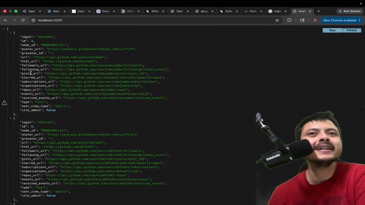 samarthkapse41's tweet photo. Day 32/100 🚀

Started my Node.js backend journey. Learned why we need a backend, how to create a server, and how requests &amp; responses work.

@rohit_negi9 @CoderArmy @adityatandon02

#100DaysOfCode https://t.co/ebGAHWlfUQ