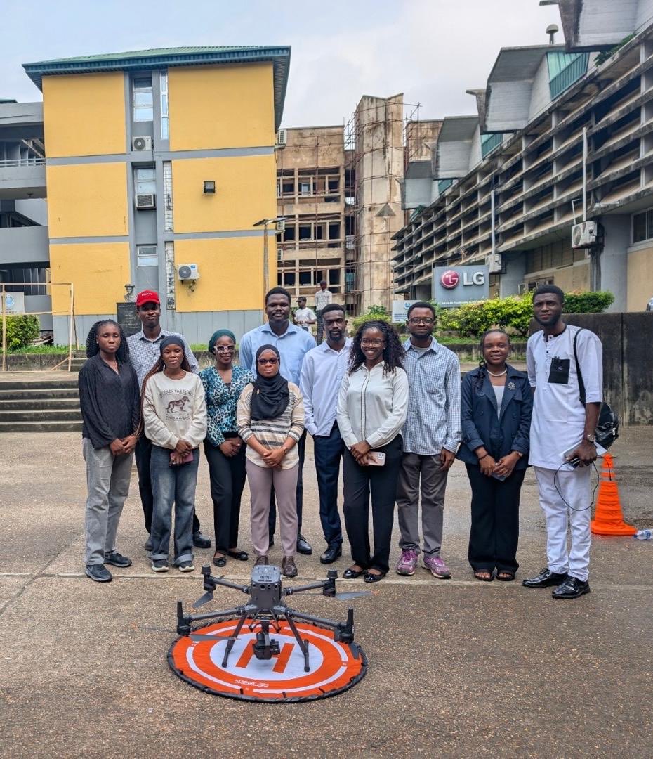 ConsultsOea's tweet photo. 📍 Equipping the Next Generation of Geospatial Professionals
Last Thursday, our team had the privilege of participating in the Drone & Remote Sensing Training Summit organized by the ISPRS Student Consortium UNILAG, where we engaged with aspiring geospatial professionals through practical drone demonstrations and hands-on training.
Our experts introduced participants to drone technology, its applications across various industries, and the fundamentals of safe drone operations. Students also had the opportunity to experience drone flight demonstrations and gain valuable insights into how drone technology is transforming surveying, mapping, environmental monitoring, urban planning, and infrastructure development.
At OEA Consults, we remain committed to bridging the gap between classroom learning and industry practice by empowering young professionals with practical geospatial skills.
Thank you to the organizers for the opportunity to contribute to this impactful initiative. We look forward to supporting more programs that inspire innovation and excellence in the geospatial industry.
#OEAConsults #DroneTechnology #RemoteSensing #GIS #Geospatial #CapacityBuilding #STEM #Surveying #Innovation #UNILAG #TrainingSummit