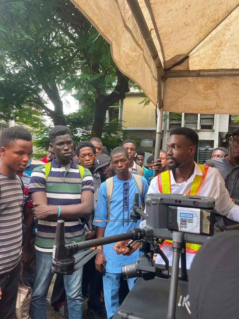 ConsultsOea's tweet photo. 📍 Equipping the Next Generation of Geospatial Professionals
Last Thursday, our team had the privilege of participating in the Drone & Remote Sensing Training Summit organized by the ISPRS Student Consortium UNILAG, where we engaged with aspiring geospatial professionals through practical drone demonstrations and hands-on training.
Our experts introduced participants to drone technology, its applications across various industries, and the fundamentals of safe drone operations. Students also had the opportunity to experience drone flight demonstrations and gain valuable insights into how drone technology is transforming surveying, mapping, environmental monitoring, urban planning, and infrastructure development.
At OEA Consults, we remain committed to bridging the gap between classroom learning and industry practice by empowering young professionals with practical geospatial skills.
Thank you to the organizers for the opportunity to contribute to this impactful initiative. We look forward to supporting more programs that inspire innovation and excellence in the geospatial industry.
#OEAConsults #DroneTechnology #RemoteSensing #GIS #Geospatial #CapacityBuilding #STEM #Surveying #Innovation #UNILAG #TrainingSummit