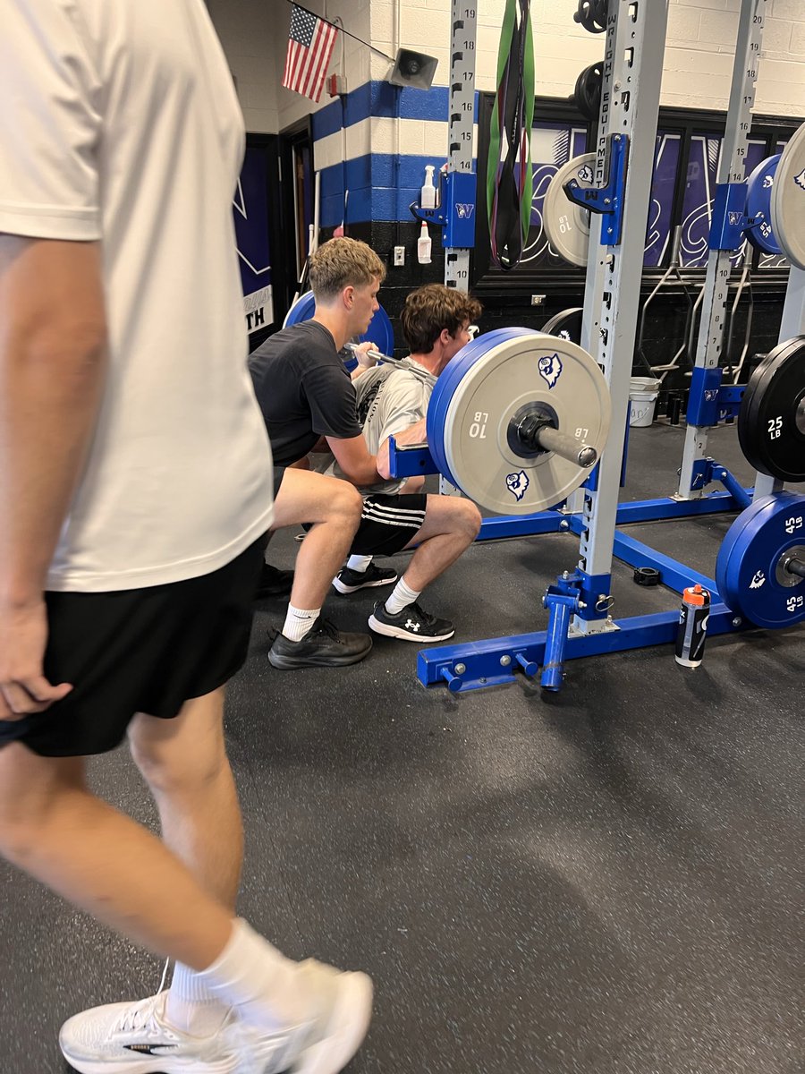 bluejayfootball's tweet photo. Squat Day https://t.co/TPPrISfIO9