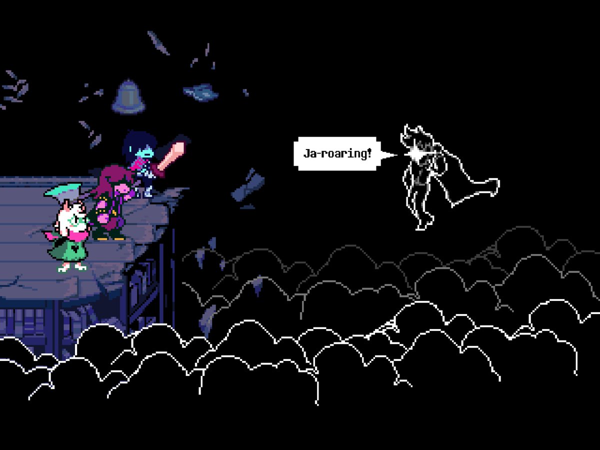 CardnlH's tweet photo. Ralsei is not very happy about this #DELTARUNE https://t.co/T0bqz336n3
