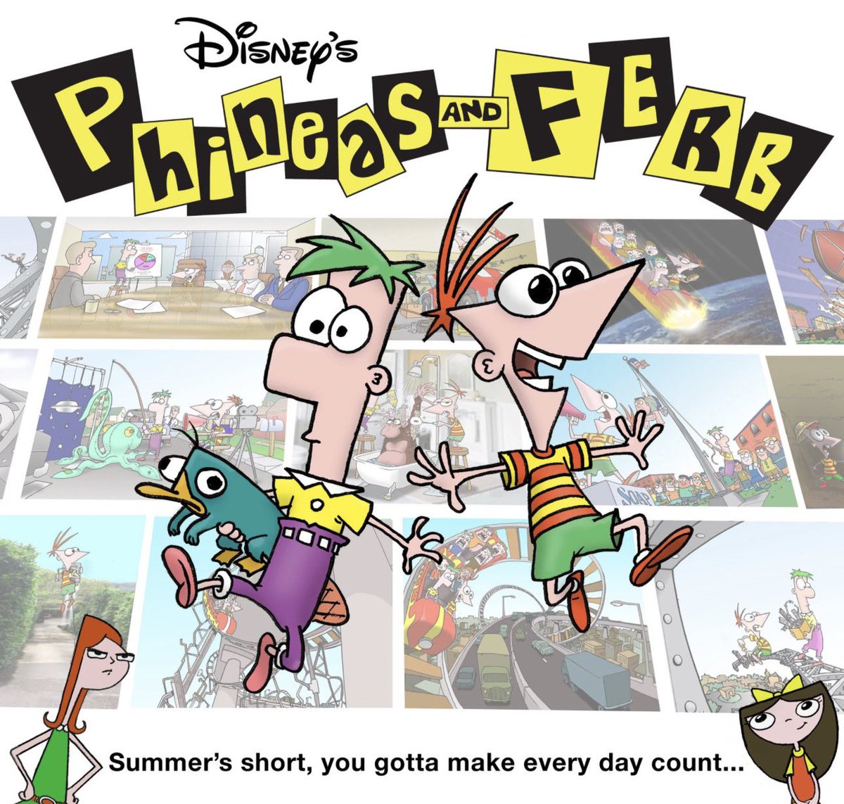 milliakisser's tweet photo. Early Phineas and Ferb era my beloved https://t.co/3bBhK6eloi