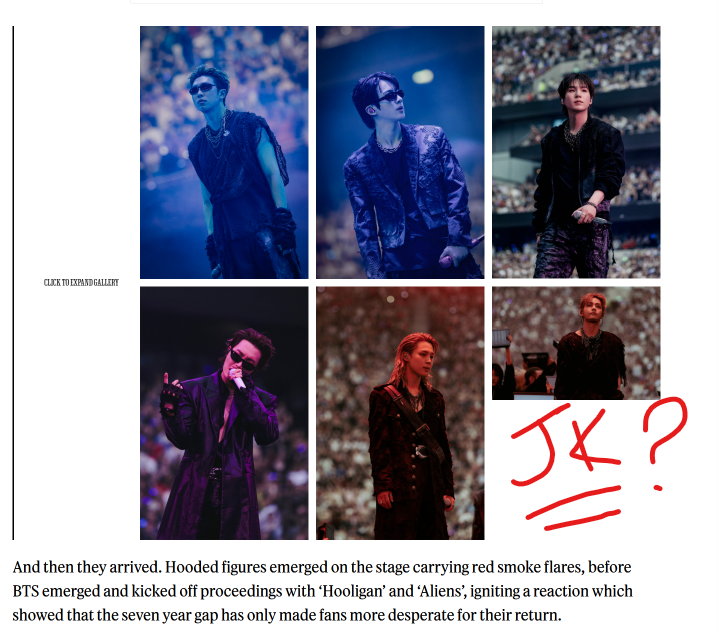 HMMoM8's tweet photo. @RollingStoneUK Dear @RollingStoneUK

Thanks for the review and also properly tagging Jungkook at the end of the article. Unfortunately, it looks like the hyperlink on his name in the body of the aticle is broken and we aren't able to see a solo pic of him. Could you please take a look? Thank U! https://t.co/VP2AJDNQgS