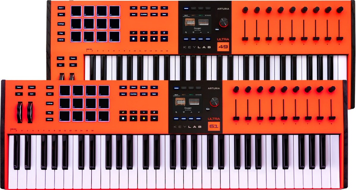 FutureMusic_ESP's tweet photo. 🧡 Cuando un controlador MIDI se convierte en pieza central del estudio: KeyLab mk3 ULTRA ya está aquí. https://t.co/qKf0bDJdYr #ArturiaKeyLab #KeyLabUltra #ControladorMIDI https://t.co/aKEk4HnNkx https://t.co/CmPfxhRVeb