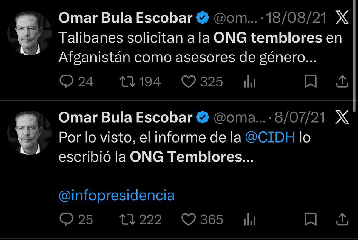 TembloresOng's tweet photo. Durante años, el hoy canciller @omarbula no solo descalificó a organizaciones de derechos humanos: se burló sistemáticamente del Sistema Interamericano, desacreditó a la @CIDH y difundió teorías conspirativas sobre quienes acudíamos a ese sistema en busca de protección. https://t.co/rwOdImUCkq