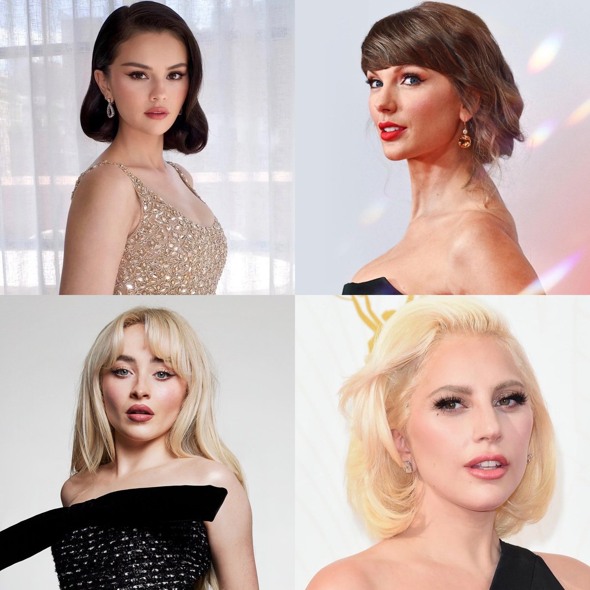 sgnewsxox0's tweet photo. Selena Gomez, Taylor Swift, Lady Gaga &amp; Sabrina Carpenter have all received nominations at the 2026 #EMMYs 🏆 https://t.co/uhWINQi9hc