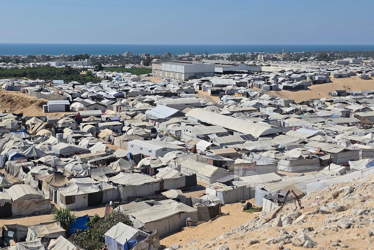 panshed's tweet photo. This is how the people of Gaza live—in tents that offer no protection against the heat of summer or the cold of winter. https://t.co/t2fIHjR4B7