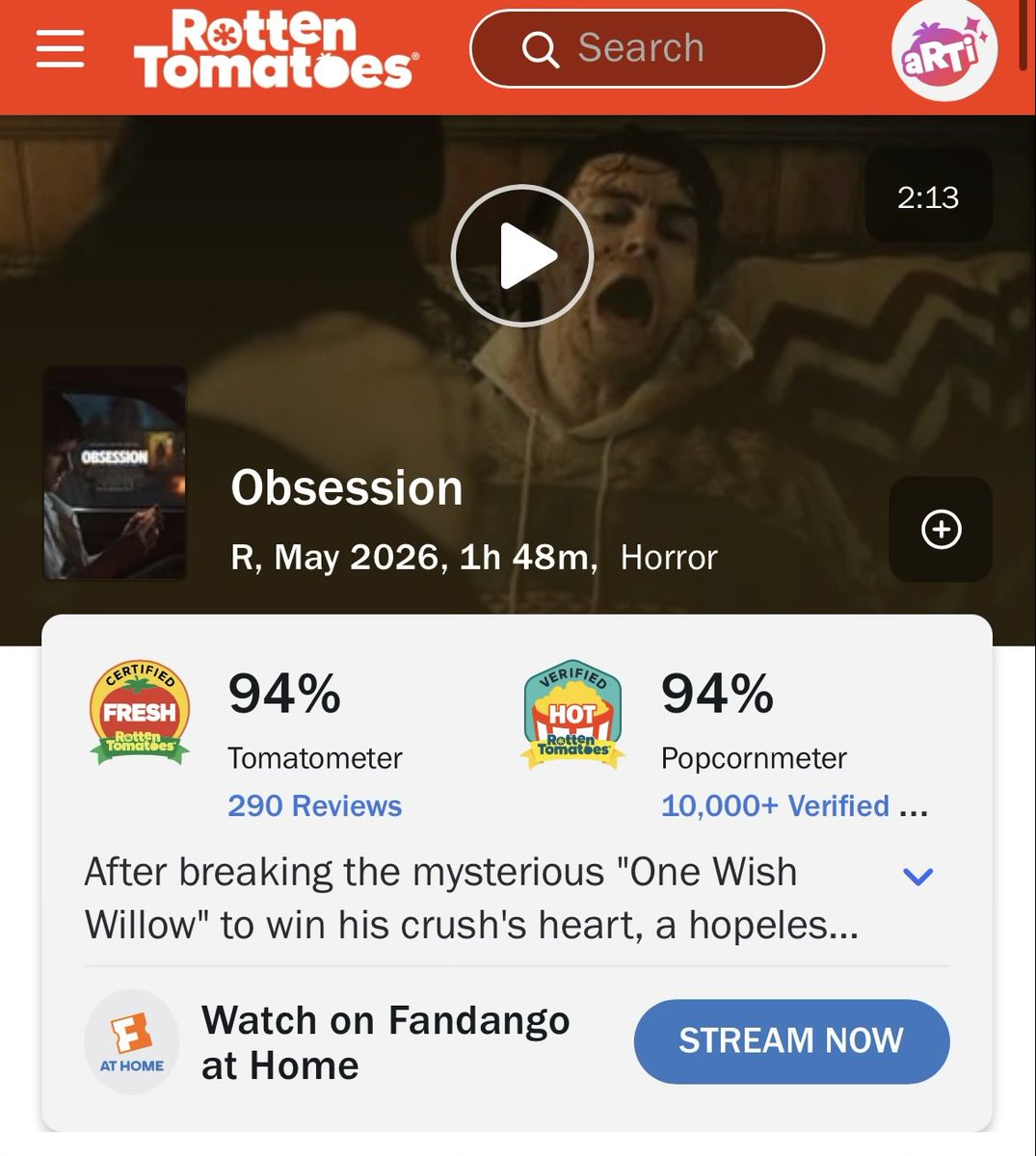 axelboxd's tweet photo. 2026 is a great year for horror https://t.co/79jQUcDgAN
