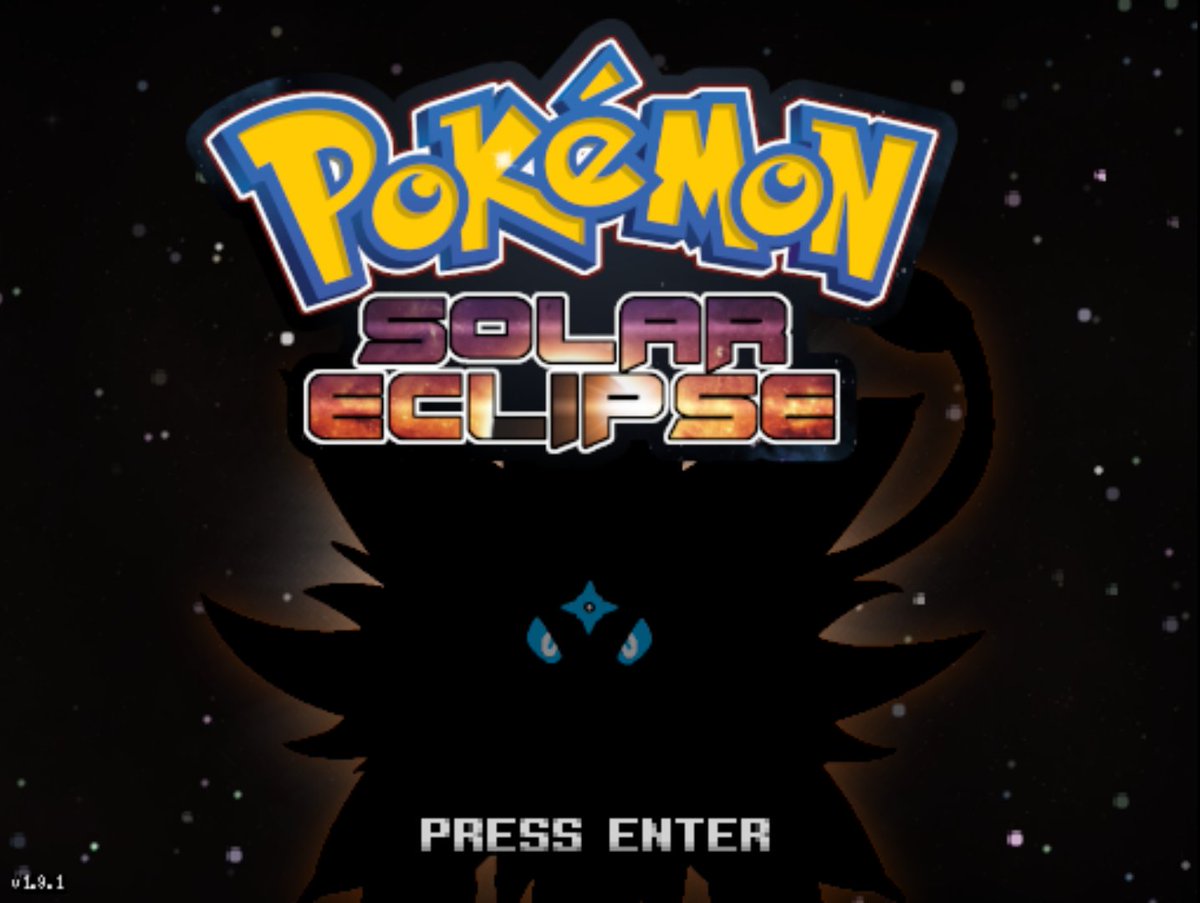 S_Jiths's tweet photo. Just finished playing this Pokémon fan game called Pokémon solar eclipse. This was such a beautiful game, kudos to the devs for their love, hard work and talent they poured into this project ❤️ https://t.co/4YqrOWdSWy