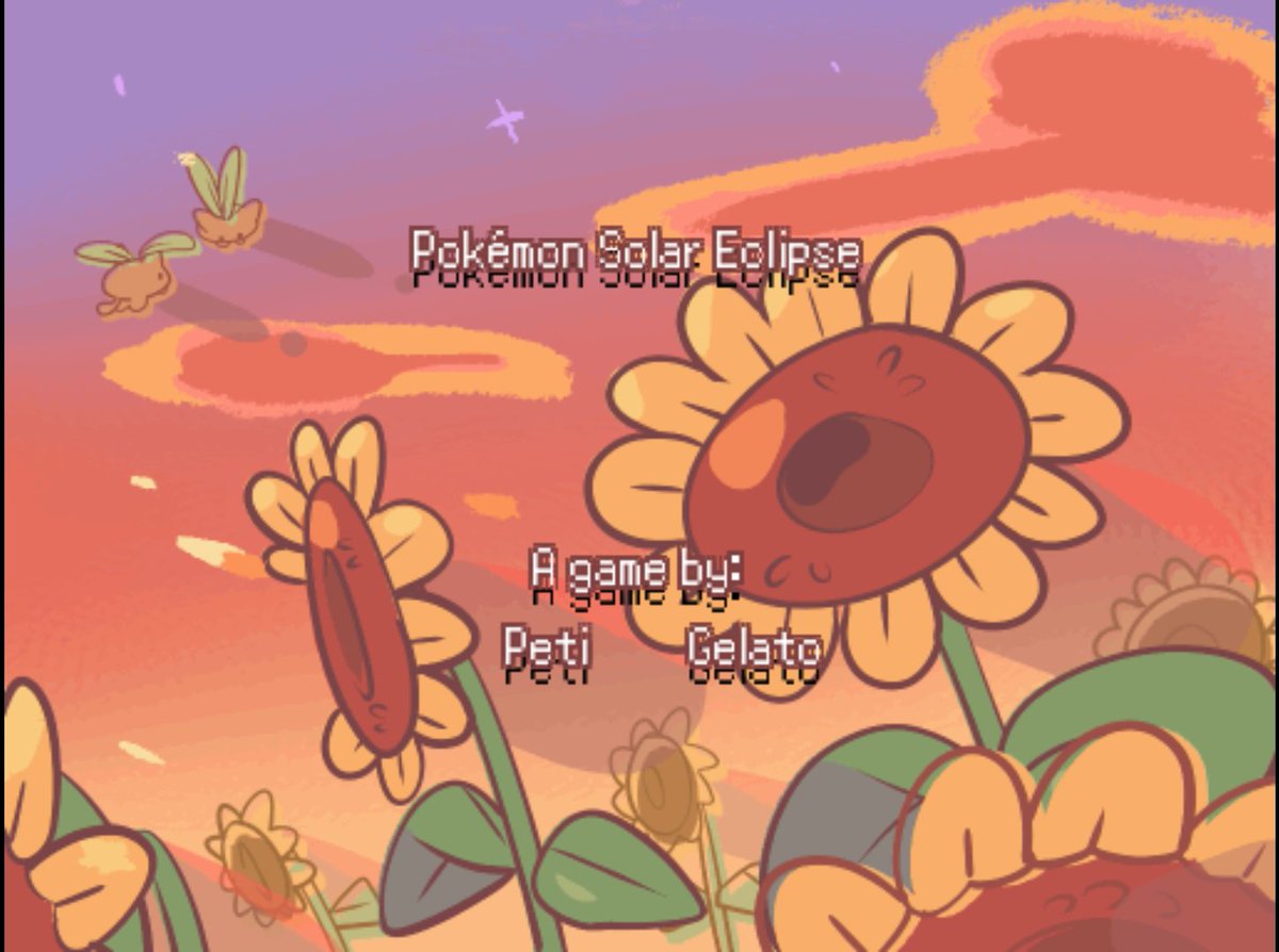 S_Jiths's tweet photo. Just finished playing this Pokémon fan game called Pokémon solar eclipse. This was such a beautiful game, kudos to the devs for their love, hard work and talent they poured into this project ❤️ https://t.co/4YqrOWdSWy