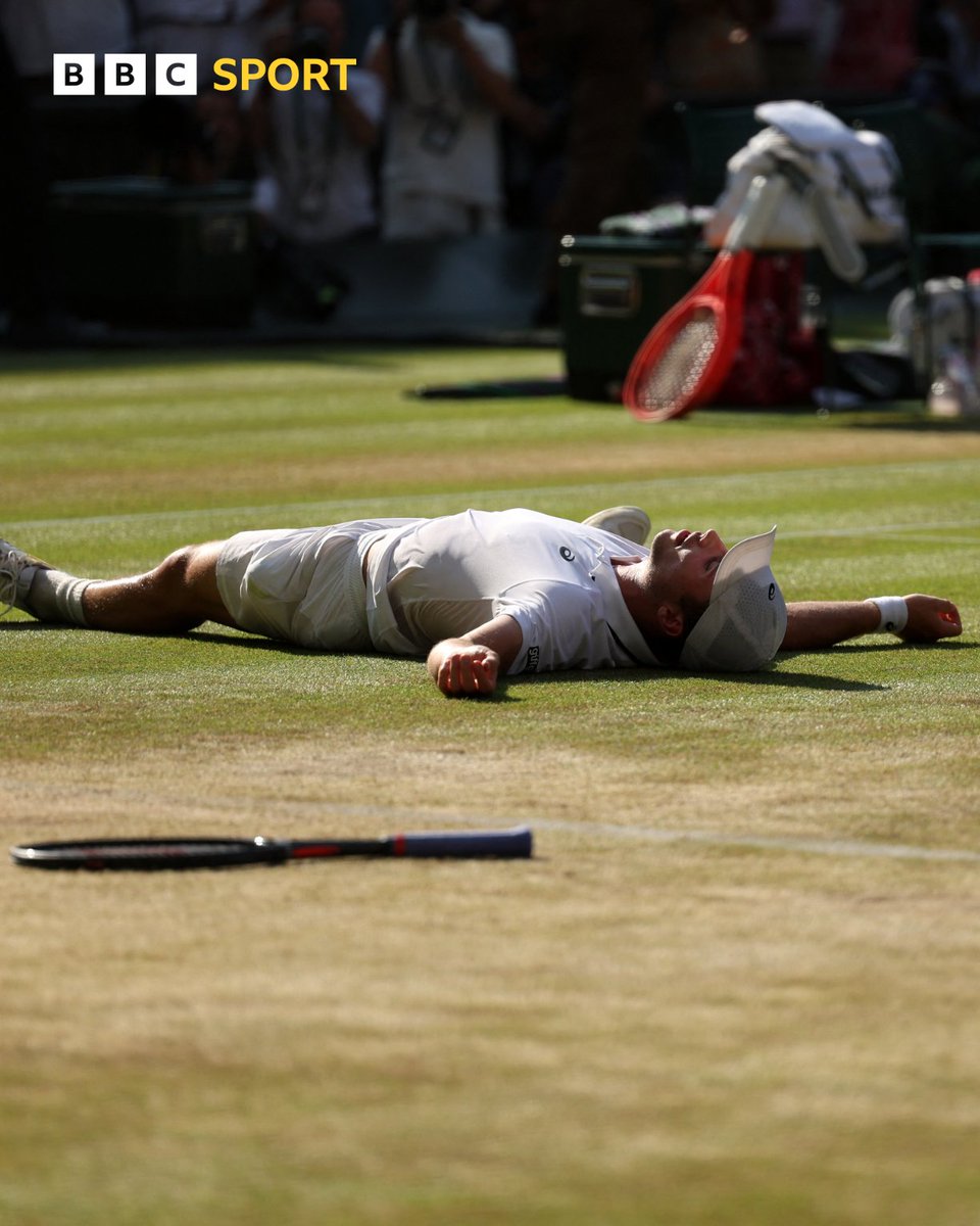 BBCSport's tweet photo. British wildcard. Wimbledon semi-finalist.

Arthur Fery, take a bow 👏✨ https://t.co/sHwtPg7nCQ