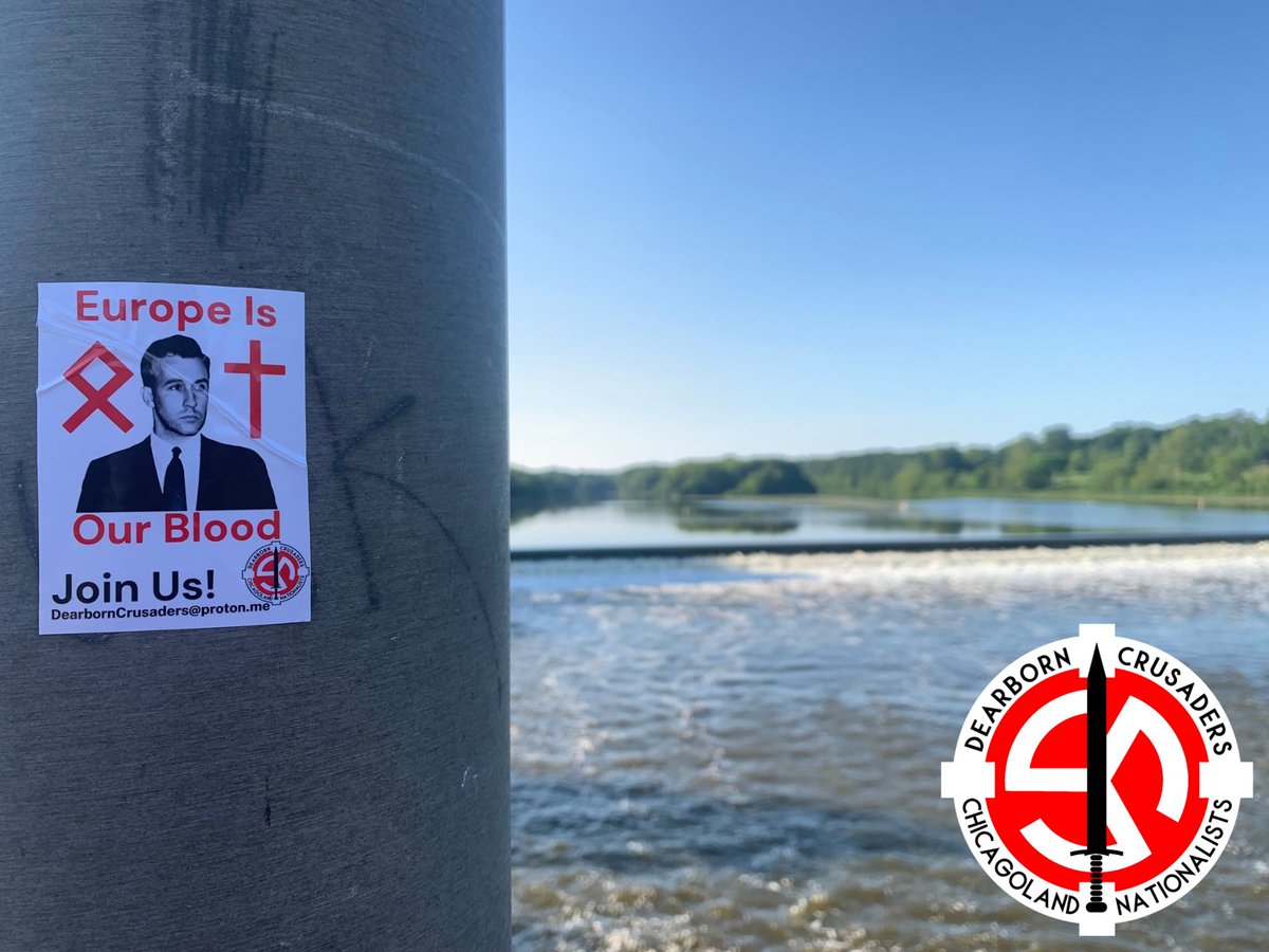 DearbornCruNats's tweet photo. Dearborn Crusaders distributed nationalist material in Aurora, Illinois! ⚡️🗡️

Get Active! Join Us!
DearbornCrusaders@proton.me https://t.co/GKgdWT1xzD