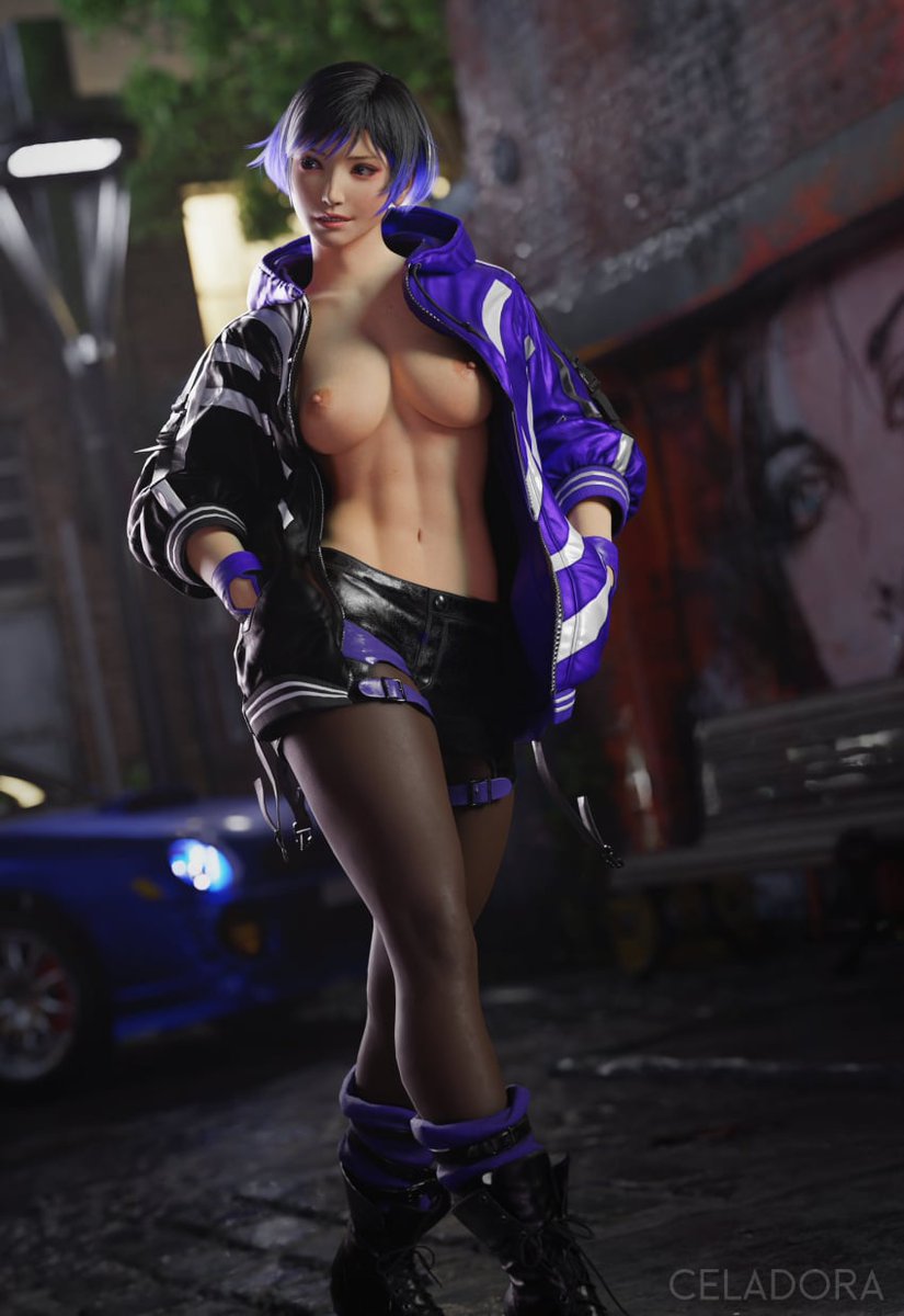 hereforRP's tweet photo. Reina Was walking all alone at night, but then She encounter [The Reader]. 

"ohhh, you're here too!~ Good to know!"💜⚡ https://t.co/f6pM0ex7Iz