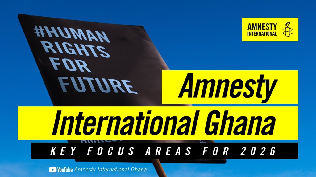 amnestyghana's tweet photo. Our mandate remains our compass. Amnesty International Ghana continues to work towards a world where every person can enjoy their human rights. Through research, advocacy, campaigning, and human rights education, we remain committed to standing with people and communities in the pursuit of dignity, freedom, and justice.

This is what we do, it is our mandate.
This is a call for you to join us continue to fight for a safer just world. #TogetherAgainstInjustice
 
https://t.co/dbgAZT3DIe

#amnestyghana