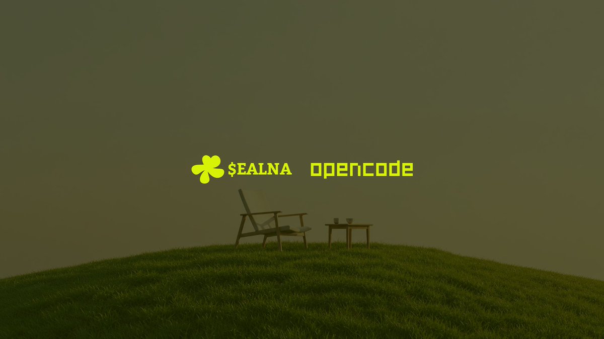 ealnacom's tweet photo. Your AI coding agent, private + green - proven per call.

opencode and any OpenAI-compatible agent plug straight into Ealna's API. We're whitelisting builders now: request access in the dApp → Developers.

Get on the list. Build private.

$EALNA https://t.co/wJciV0YrxZ