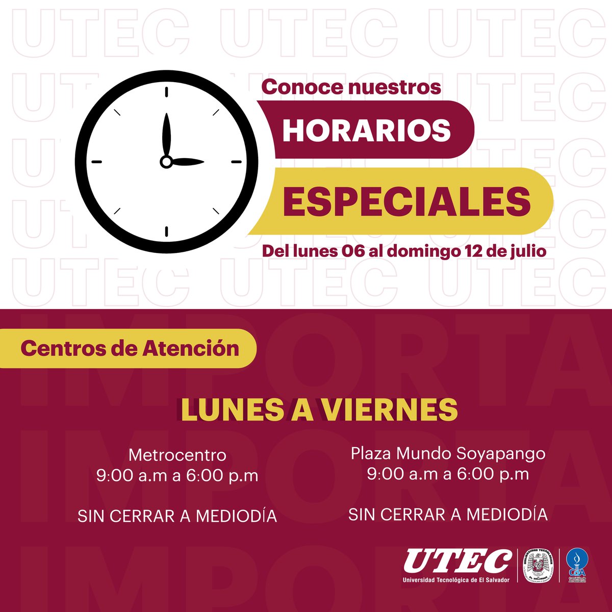 nvoingresoutec's tweet photo. Porque lo das todo mereces llegar lejos, inscríbete al ciclo 02-2026; compartimos nuestros horarios para que puedes comenzar tu proceso de matrícula. https://t.co/AvNMhxiF7h