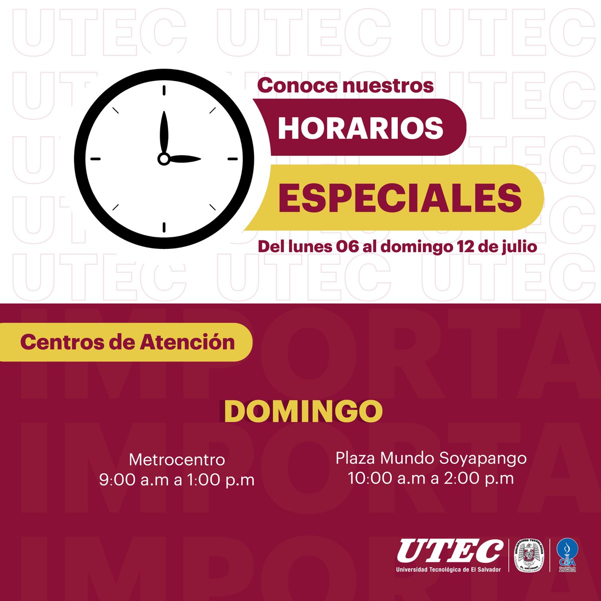 nvoingresoutec's tweet photo. Porque lo das todo mereces llegar lejos, inscríbete al ciclo 02-2026; compartimos nuestros horarios para que puedes comenzar tu proceso de matrícula. https://t.co/AvNMhxiF7h