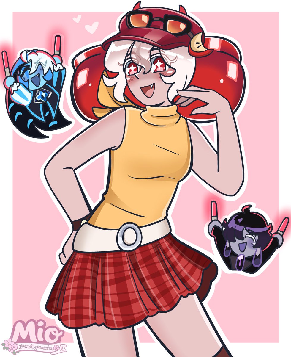smilkysmocky's tweet photo. Candy Apple’s fit from the new braveverse set is too cute, I had to take a break to draw it 🍎 ❤️ https://t.co/BrIH4YDxeh
