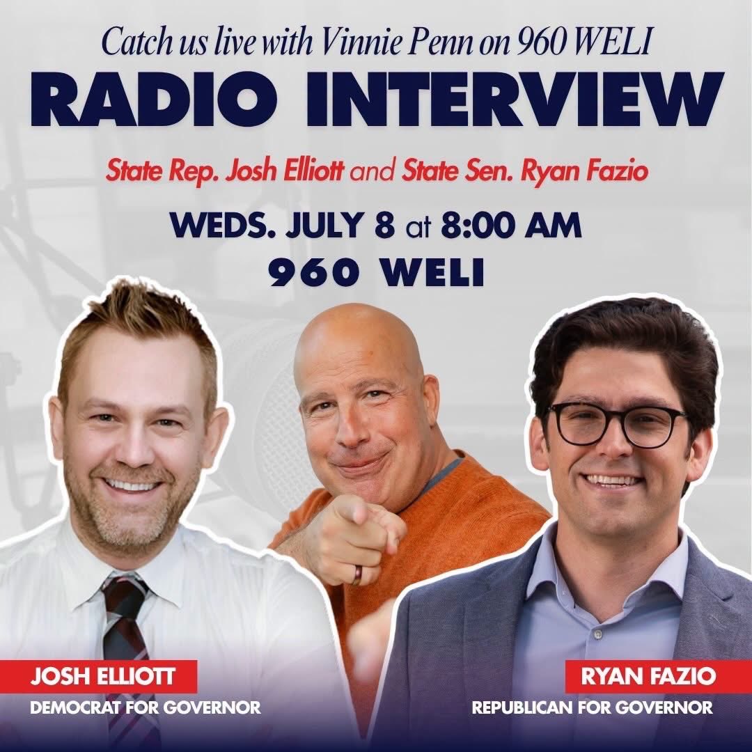 960weli's tweet photo. Miss this morning’s @VinniePenn Project? It was a BIGGIE. Here’s just a portion of @ryanfazio and @joshforct squaring off for maybe the only time: https://t.co/JJxitimtvl @EversourceCT @GovNedLamont @CTGOP @CTDems https://t.co/dlTT2Gfpdt
