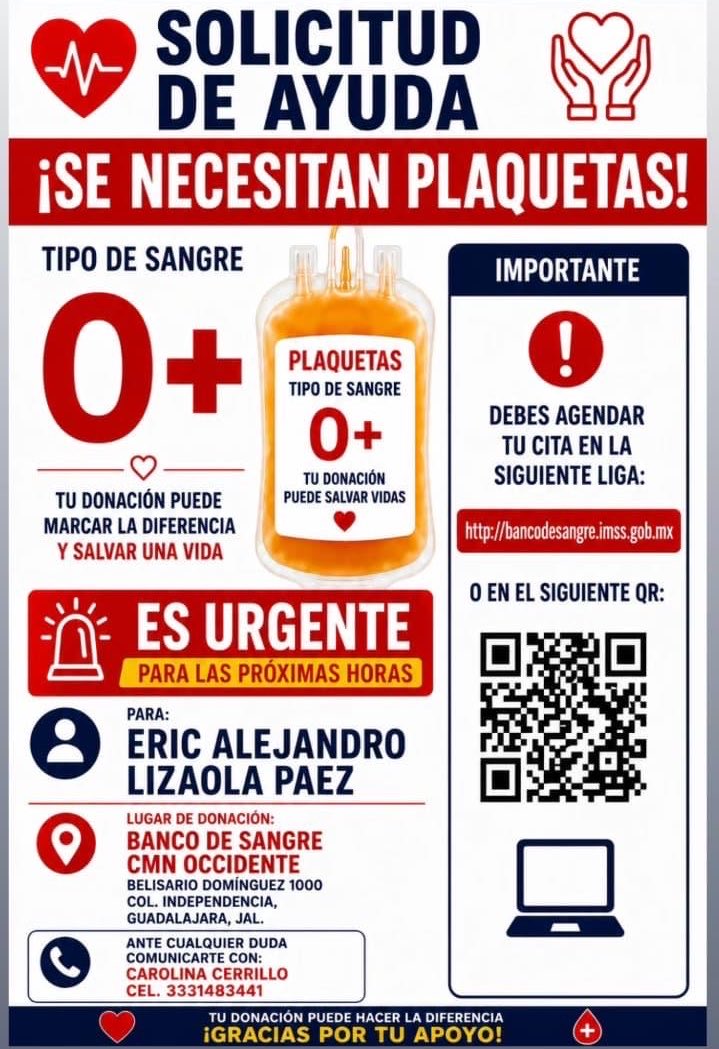 NARIZROJAAC's tweet photo. Urgente https://t.co/DKjWDThFIo