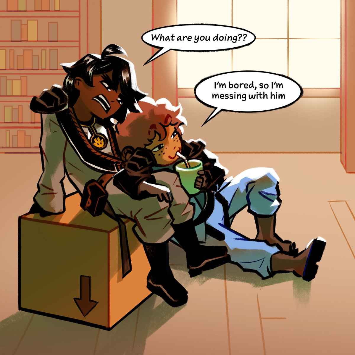 _kikikek_'s tweet photo. chibi #bruiseshipping art for @lightningjago #ninjago https://t.co/mTMMerGBzL